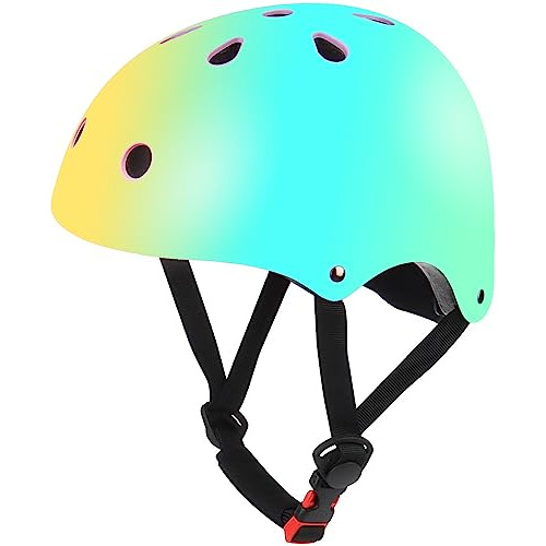 Casco De Bicicletas Para Niños, Casco De Gradiente De Color