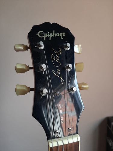 Guitarra Eléctrica Epiphone Les Paul Standard Korea Diestro Lemon Burst Palo De Rosa (Usado)