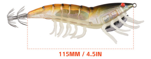 Señuelo Híbrido For Camarones Egi, 115 Mm/20 G, For Pescar