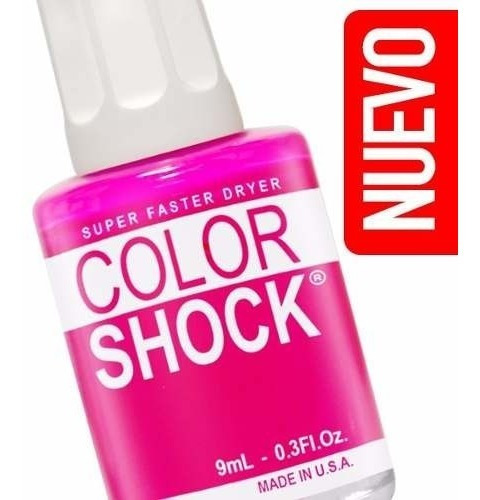 Esmalte Para Uñas Color Shock Fucsia Rosa Fluo Nice