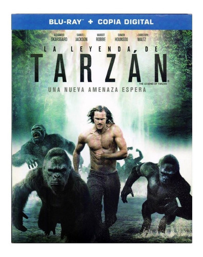 La Leyenda De Tarzan 2016 Pelicula Blu-ray + Copia Digital