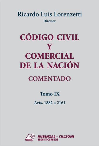 Código Civil Y Comercial De La Nación Comentado Tomo - Ix