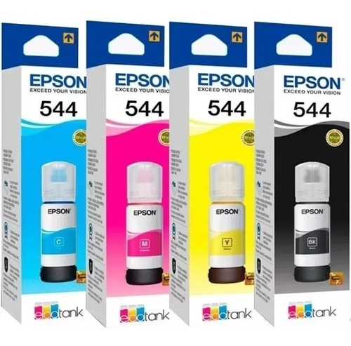 Tinta Epson Original 544 65ml L1210 L3210 L3250 L5290 L3110