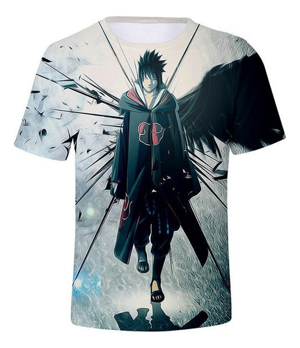 Playera Deportiva De Manga Corta De Anime Casual A La Moda
