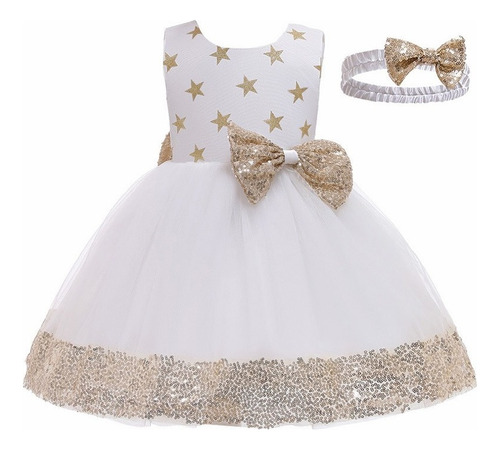 Baby Girl Party Dress Sequin Bow