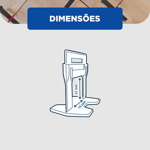 1.000 Clips Niveladores Espaçadores Slim Perfect Piso 3mm - Ferramenta Nivela Porcelanato Azulejo E Ceramica Revestimento Para Piso E Parede Com Fino Acabamento.
