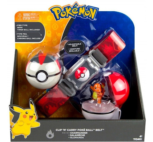 Pokemon Clip N Carry Poke Ball Belt Charmander