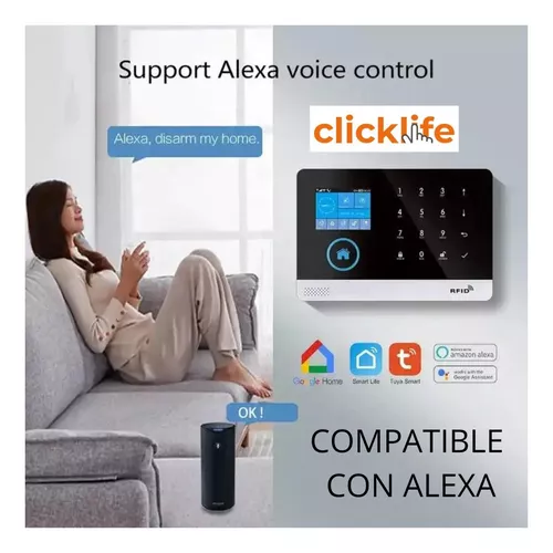 Alarma Para Casa Kit Ventanas De Seguridad Alarmas House Home Inalambrico  Sirena