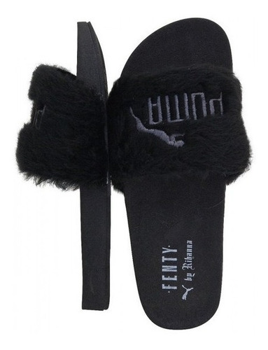 chinelo puma fenty preto