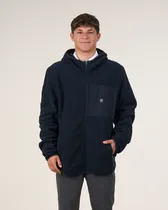 Comprar Poleron Escolar Micropolar Cierre Y Gorro (s-xl) Polemic