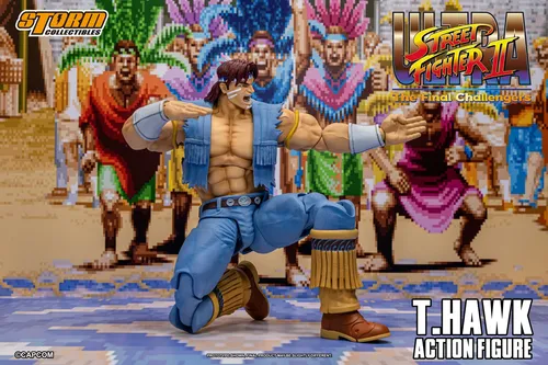 Boneco Street Fighter Storm Collectibles T Hawk Ryu Figure | Frete