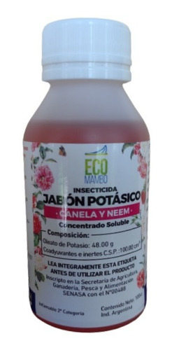 Jabón Potásico Canela Neem.insecticida Fungicida Bactericida