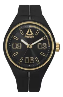 Reloj Reebok Caballero Silicón Negra Rd-tra-g2-pbib-b2