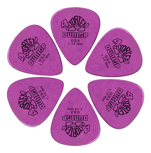 Paquete De 6 Plumillas Dunlop Tortex Púas De Calidad Guitarr