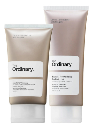 The Ordinary Squalane Cleanser + Natural Moisturizing Combo