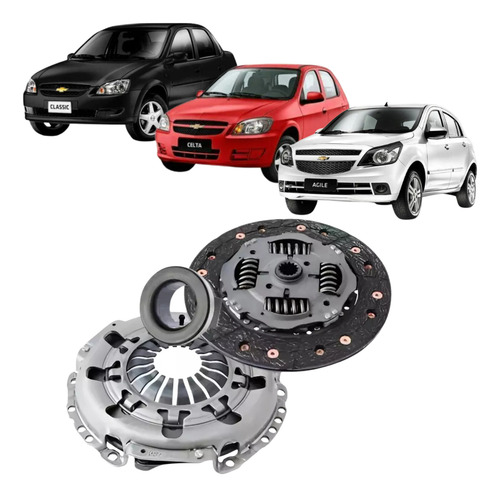 Kit Embreagem Luk Corsa Classic Celta Prisma Meriva 1.0 1.4