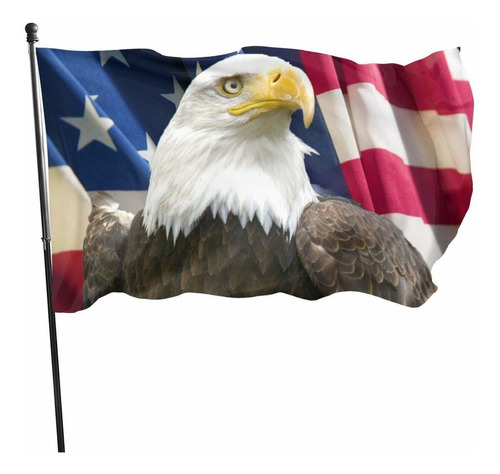 Bandera De Águila De La Bandera Americana Bandera De Poliést | Meses sin  intereses