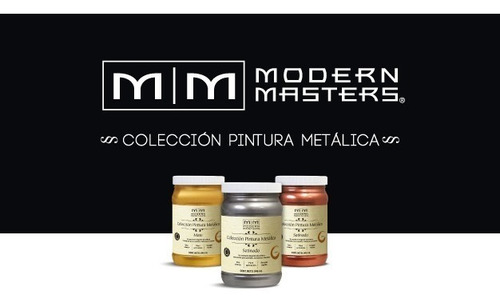 Imagen 5 de 5 de Pintura Metálica Base Agua Modern Masters Rust Oleum 946ml