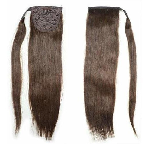 Postizos - Luwigs Clip In Hair Ponytail Medium Brown #4 100g