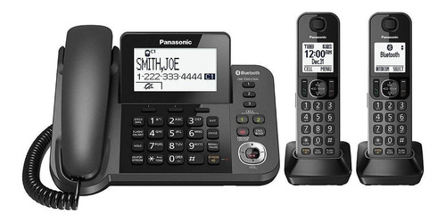 Panasonic alemán fnt DECT-teléfono con ab kx-tgj322gb negro teléfonos 