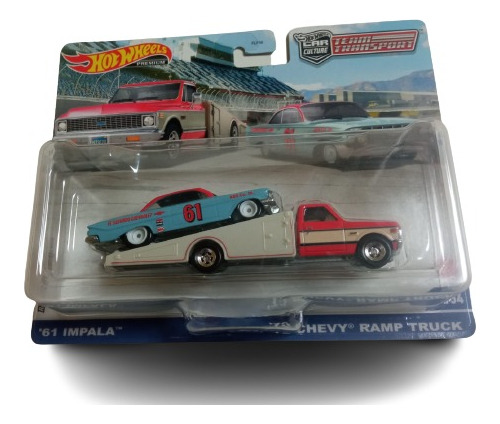 Hot Wheels Team Transport 61 Impala 72 Chevy