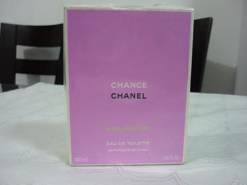 Perfume Mujer Chance De Chanel Caja Rosada De 100ml