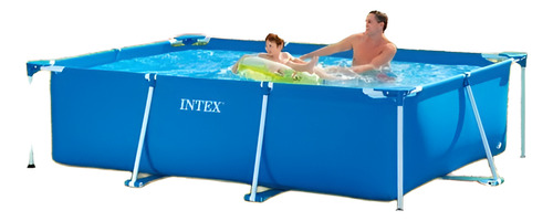 Piscina Armable Rectangular Intex 300*00*75cm,juego Patio