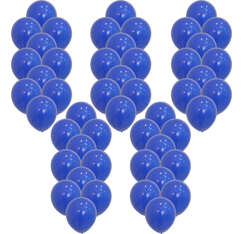 Globos Premium 10 Pulgadas X 50 Unidades Azul Pacifico