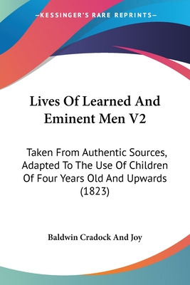 Libro Lives Of Learned And Eminent Men V2: Taken From Aut...