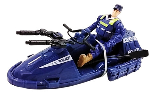 Imagen 4 de 6 de Set De Vehiculos C/ 3 Figuras De Rescate Policias Accesorios