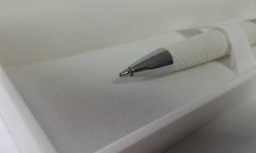 Boligrafo Papyrus ,metal Con Estuche, Excelente, Grabado