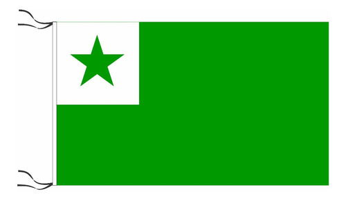 Bandera Del Idioma Esperanto 90 X 150cm