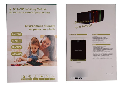 Tableta Lcd Dibujo Escritura Pizarra Magica Lapiz 28 Piezas