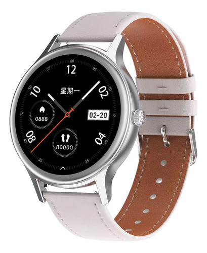 Smart Watch Reloj Inteligente Dt66 (malla Metalica Y Cuero)
