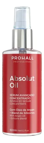 Óleo Reparador De Pontas Sérum Absolut Oil 60ml Prohall