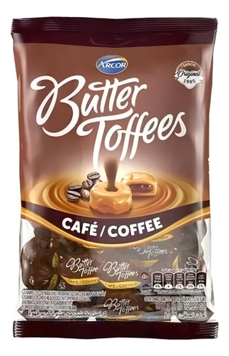 Caramelos Butter Toffees Café Bolsa 822g