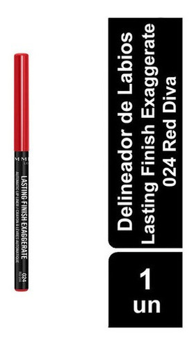 Imagen 1 de 7 de Delineador Labios Rimmel Lasting Finish Automatic Lip Liner