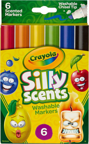 Marcadores Con Aromas Crayola Silly Scents X6u Pack X1