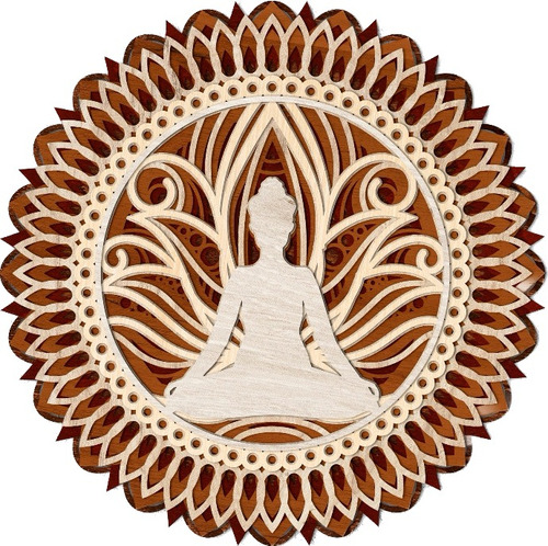 Adorno Decorativo Mandala Yoga