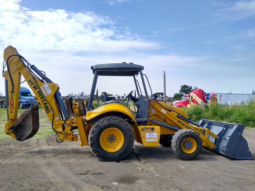 Retroexcavadora New Holland B90b Año 2008 Doble Tracción 4x4