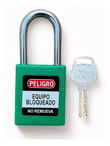 Candado De Seguridad Loto Color Verde