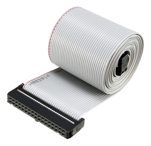 Idc 34 Pine Cable Plano Flexible Gris Cinta Puente 50.4 In 1