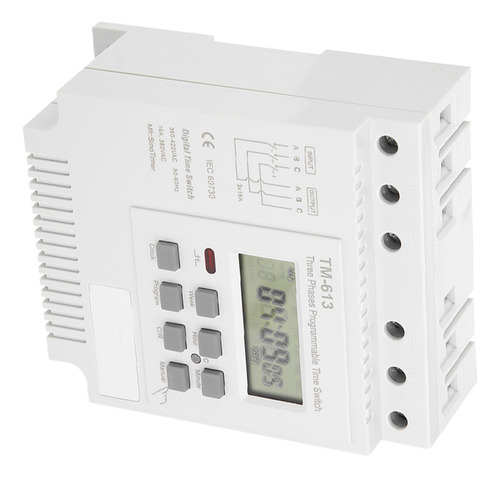 Relé De Tiempo Digital Tm-163 Trifásico 380v Smart Weekly