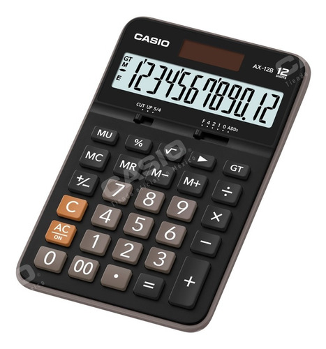 Imagen 1 de 2 de Calculadora De Escritorio Casio Ax-12b 