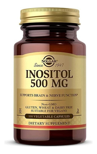 Inositol 500 Mg - Solgar - Unidad - Unidad a $1626