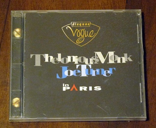 Thelonious Monk/joe Turner In Paris Cd Nuevo Importado