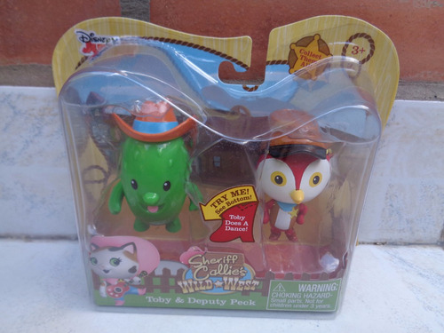 Toby & Deputy Peck X 2 Figuras Disney Jr Con Movimiento