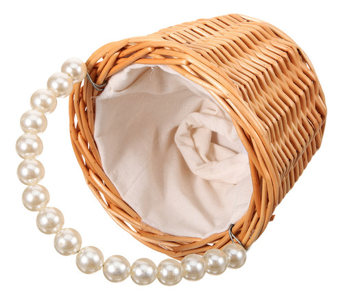 Cesta De Mano Caperucita Roja, Con Forma De Perla, Portátil