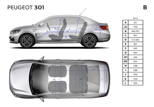 Imagen 9 de 9 de Peugeot 301 2022 1.2 Active Bluetooth