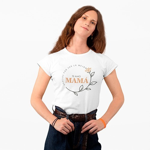 Playera Mamá Día De Las Madres Gracias Por Ser La Mejor